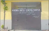  ?? SAKIB ALI/HT PHOTO ?? The animal birth control centre in Nandi Park, Ghaziabad, where stray dogs are sterilised.