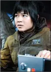  ??  ?? Kelly Marie Tran stars as Rose Tico in Star Wars: Episode VIII — The Last Jedi, in theaters on Dec. 15.