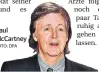  ?? FOTO: DPA ?? Paul McCartney