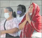  ??  ?? Francisca Mendoza, right, attended the June 22 vigil to show support for the venders of the flea market.