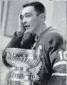  ??  ?? With George Armstrong as captain, the Maple Leafs won the Stanley Cup in 1962, 1963 and 1964 and 1967,