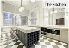  ??  ?? The kitchen