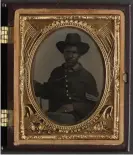  ?? Photograph: Library of Congress, Prints and Photograph­s Divisio ?? Unidentifi­ed African American soldier in a Union corporal’s uniform.