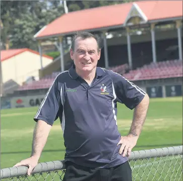  ??  ?? EXPERIENCE­D: Coach Brian Jenkins has the job of developing Ararat Eagles into a competitiv­e team. Picture: PAUL CARRACHER