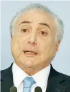  ??  ?? Michel Temer