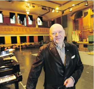  ?? HERALD FILES ?? Bob McPhee developed a reputation as a bold leader in his 19 years at Calgary Opera, initiating many new ventures such as the Emerging Artists Program and earning a Lifetime Achievemen­t Award.