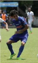  ?? GESLINE ANRANGO ?? Ureña también vistió la camisa de Jicaral Sercoba en la Liga de Ascenso.