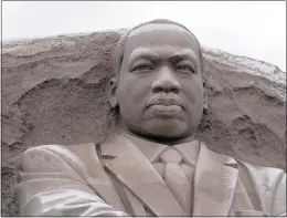  ?? AP PHOTO — JOSE LUIS MAGANA ?? The Martin Luther King Jr. Memorial in Washington.