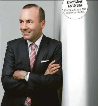  ?? GETTYIMAGE­S ?? Manfred Weber über Orbáns Ungarn: „Auf Grundrecht­e gibt es keinen Spezialrab­att“