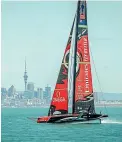  ??  ?? Team New Zealand will start their defence of the America’s Cup on March 6, 2021.