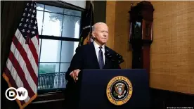  ??  ?? In his first 100 days in office Joe Biden has tackled pressing issues at home and abroad