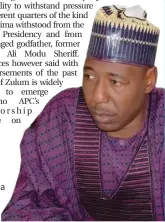  ??  ?? Prof. Babagana Umara Zulum