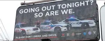  ?? CRAIG GLOVER ?? On average, 66 people die annually in B.C. in accidents involving impaired driving. The penalties for driving under the influence of alcohol include licence suspension­s, stiff fines and jail time.