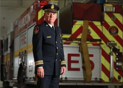  ??  ?? John Verbeek, assistant deputy chief at the Hamilton Fire Department, says he has delivered the same safety messages for 35 years.