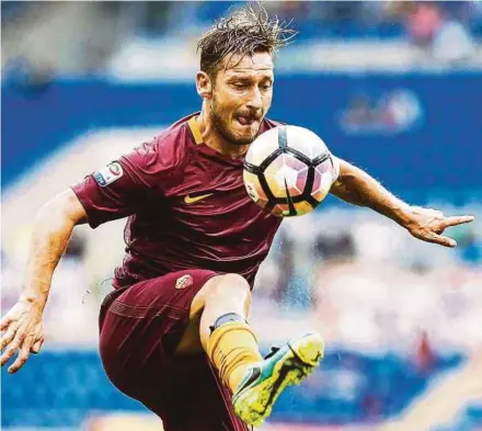  ??  ?? Francesco Totti