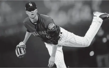  ?? David Zalubowski, The Associated Press ?? Rockies starter Kyle Freeland tossed seven shutout innings to get his first win of the season Tuesday.