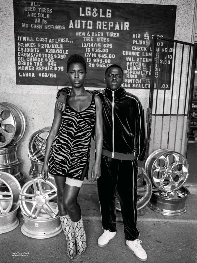  ??  ?? Jodie Turner-smith et Daniel Kaluuya.