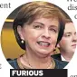  ??  ?? FURIOUS Diane Dodds