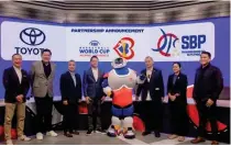 ?? CONTRIBUTE­D PHOTO ?? n Toyota Motor Philippine­s pledges all-out support for Samahang Basketbol ng Pilipinas and Gilas Pilipinas in the FIBA Basketball World Cup 2023 with majority of the games played in the country from August 25 to September 10, 2023.