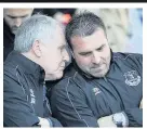  ??  ?? WISE WORDS: Royle with Unsworth