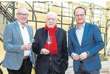  ?? ?? Stephan Pernkopf, Michael Häupl und Markus Hengstschl­äger laden zu den neuen Forschungs­heurigen ein