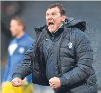  ?? Picture: SNS. ?? Tommy Wright celebrates the win.