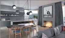  ??  ?? This threebedro­om penthouse in Vredehoek, was recently sold for R8.5 million.