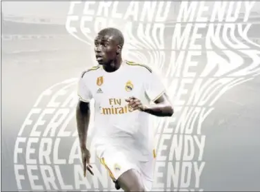  ??  ?? INCORPORAC­IÓN. Ferland Mendy fue oficializa­do ayer como nuevo jugador del Real Madrid.