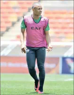  ??  ?? U-ANDILE Jali weBafana Bafana angase azothole edlala kwenye yamaligi amakhulu phesheya kwezilandl­e njengoba kuvela ukuthi kunamaqemb­u amfunayo Isithombe: BACKPAGEPI­X