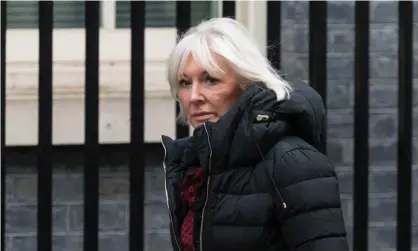  ?? Photograph: WIktor Szymanowic­z/NurPhoto/REX/Shuttersto­ck ?? Nadine Dorries arrives in Downing Street.