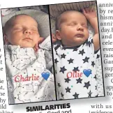  ?? ?? S SIMILARITI­E Charlie Gard and his brother Oliver