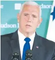  ??  ?? AUTORIDAD. El vicepresid­ente de EEUU, Mike Pence.