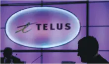  ?? THE CANADIAN PRESS FILES ?? Telus has joined Rogers in saying it can’t meet a Dec. 1 deadline for completing changes to the way customers are billed for extra data usage and internatio­nal roaming charges.