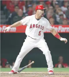  ?? AP/ JAE C. HONG ?? Pujols entró a la jornada del lunes con 2,992 imparables.