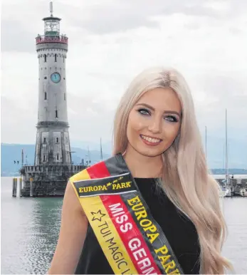  ?? FOTO: FRANZISKA TELSER ?? Die „Miss Germany“Soraya Kohlmann ist auf der Suche nach der Miss Bodensee in Lindau.