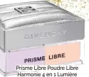  ?? ?? Prisme Libre Poudre Libre Harmonie 4 en 1 Lumière Polaire N° 12 Givenchy, 59 € (The Magical Winter Dream Coll. Holiday 2022).