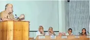  ?? PIC/MPOST ?? Deputy Chief Minister Manish Sisodia at the lecture at Delhi Secretaria­t on Wednesday