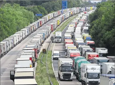  ??  ?? Operation Stack, as seen here in 2015, may be implemente­d now Operation Brock has gone