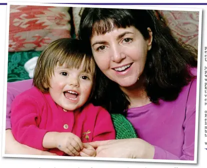  ?? Picture: CRAIG HIBBERT ?? Doting mum: Dorothy with her young daughter in 1999