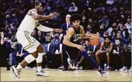  ?? Derik Hamilton / Associated Press ?? UConn’s Andre Jackson in action against Villanova on Feb. 5 in Philadelph­ia.