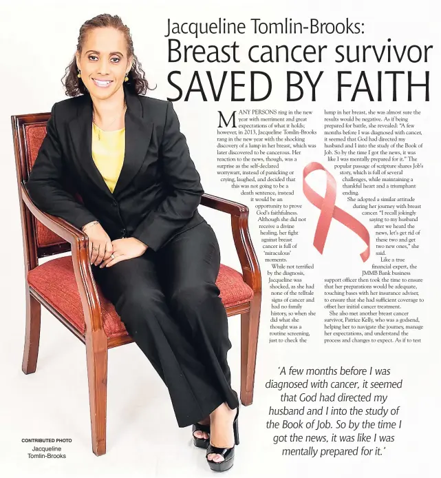 Jacqueline Tomlin-Brooks: Breast cancer survivor saved by faith
