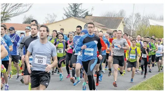  ??  ?? Rendez-vous est pris dimanche pour la reprise de la saison des courses sur route. Départ et arrivée à Carpète, devant le complexe de l’ASPTT Christian Cillières.