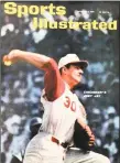  ?? Contribute­d ?? Joey Jay appeared on the cover of the Oct. 9, 1961 issue of Sports Illustrate­d. He is shown in Game 2 of the World Series on Oct. 5, when he beat the Yankees. It was Cincinnati’s only win in the Series.