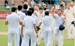  ??  ?? Sri Lanka became the first Asian nation to beat Proteas at home