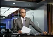  ?? CHRISTOPHE­R DILTS/NBC UNIVERSAL VIA AP ?? NBC’s Lester Holt appears on the set in New York on Tuesday Aug. 7, 2018.