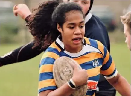  ?? Photo: Haagsche Rugby Club ?? Sulita Waisega in action for Haagsche Rugby Club (HRC).