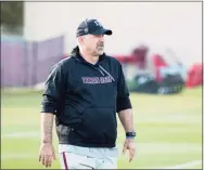  ?? Scott Retzlaff / 12thMan.com ?? Former Texas A&M offensive coordinato­r Noel Mazzone has been hired as an analyst by UConn.