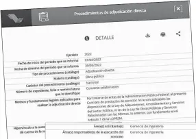  ?? ?? El orga
nismo del almirante Salvador Gómez firmó el contrato