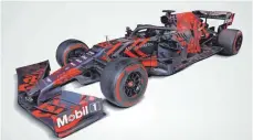 ??  ?? Der RB15 des Red Bull Racing Teams – mit Sonderlack­ierung.