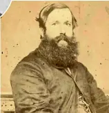  ?? NATIONAL TURNBULL LIBRARY ?? Edward Jerningham Wakefield (known as Jerningham), Edward’s only son, circa 1885.